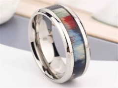 HY Wholesale Rings 316L Stainless Steel Fashion Rings-HY0066R055