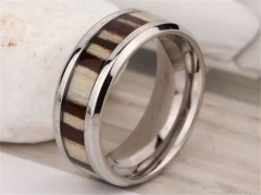 HY Wholesale Rings 316L Stainless Steel Fashion Rings-HY0066R072