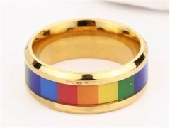 HY Wholesale Rings 316L Stainless Steel Fashion Rings-HY0066R082