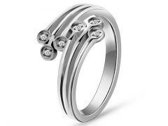 HY Wholesale Rings 316L Stainless Steel Fashion Rings-HY0066R045