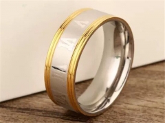 HY Wholesale Rings 316L Stainless Steel Fashion Rings-HY0066R079