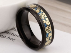 HY Wholesale Rings 316L Stainless Steel Fashion Rings-HY0066R018