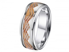 HY Wholesale Rings 316L Stainless Steel Fashion Rings-HY0066R004