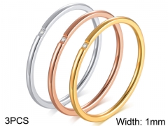 HY Wholesale Rings 316L Stainless Steel Rings-HY0067R411