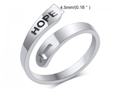 HY Wholesale Rings 316L Stainless Steel Rings-HY0067R507