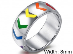 HY Wholesale Rings 316L Stainless Steel Rings-HY0067R571
