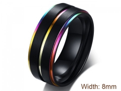 HY Wholesale Rings 316L Stainless Steel Rings-HY0067R232