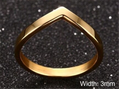HY Wholesale Rings 316L Stainless Steel Rings-HY0067R387
