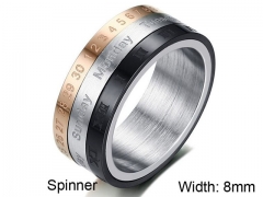 HY Wholesale Rings 316L Stainless Steel Rings-HY0067R467