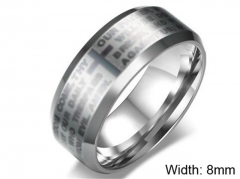 HY Wholesale Rings 316L Stainless Steel Rings-HY0067R215