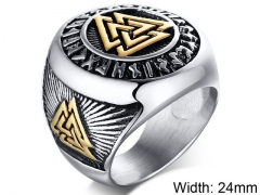 HY Wholesale Rings 316L Stainless Steel Rings-HY0067R434