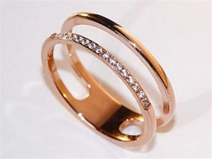 HY Wholesale Rings 316L Stainless Steel Popular Rings-HY0068R055