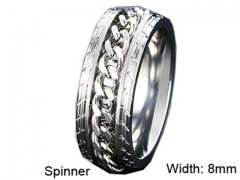 HY Wholesale Rings 316L Stainless Steel Rings-HY0067R238