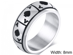 HY Wholesale Rings 316L Stainless Steel Rings-HY0067R451