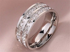 HY Wholesale Rings 316L Stainless Steel Popular Rings-HY0068R063