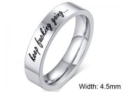 HY Wholesale Rings 316L Stainless Steel Rings-HY0067R528