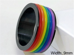HY Wholesale Rings 316L Stainless Steel Rings-HY0067R093