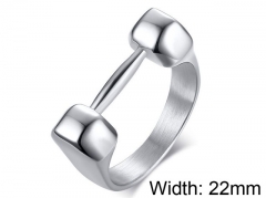 HY Wholesale Rings 316L Stainless Steel Rings-HY0067R550