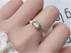 HY Wholesale Rings 316L Stainless Steel Popular Rings-HY0068R102