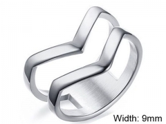 HY Wholesale Rings 316L Stainless Steel Rings-HY0067R476