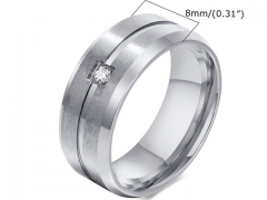 HY Wholesale Rings 316L Stainless Steel Rings-HY0067R345