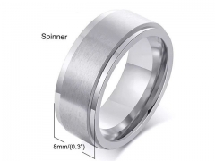 HY Wholesale Rings 316L Stainless Steel Rings-HY0067R090