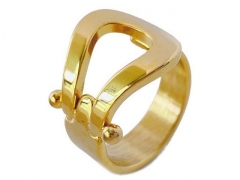 HY Wholesale Rings 316L Stainless Steel Popular Rings-HY0068R256