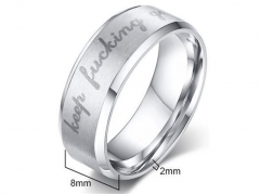 HY Wholesale Rings 316L Stainless Steel Rings-HY0067R544