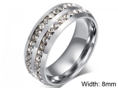 HY Wholesale Rings 316L Stainless Steel Rings-HY0067R114