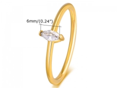 HY Wholesale Rings 316L Stainless Steel Rings-HY0067R368