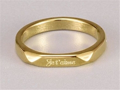HY Wholesale Rings 316L Stainless Steel Rings-HY0069R006