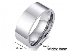HY Wholesale Rings 316L Stainless Steel Rings-HY0067R035