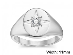 HY Wholesale Rings 316L Stainless Steel Rings-HY0067R409