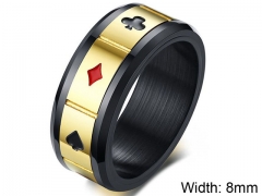 HY Wholesale Rings 316L Stainless Steel Rings-HY0067R282