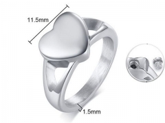 HY Wholesale Rings 316L Stainless Steel Rings-HY0067R132