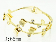 HY Wholesale Bangles Stainless Steel 316L Fashion Bangle-HY19B0800HOD