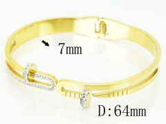 HY Wholesale Bangles Stainless Steel 316L Fashion Bangle-HY80B1261HML