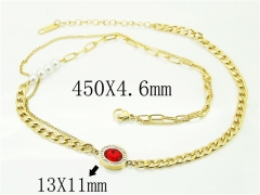 HY Wholesale Necklaces Stainless Steel 316L Jewelry Necklaces-HY32N0535HZL