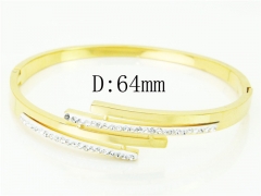 HY Wholesale Bangles Stainless Steel 316L Fashion Bangle-HY19B0779HMB