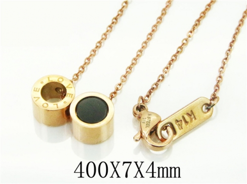 HY Wholesale Necklaces Stainless Steel 316L Jewelry Necklaces-HY52N0130OV