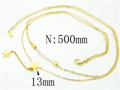 HY Wholesale Necklaces Stainless Steel 316L Jewelry Necklaces-HY80N0505PE