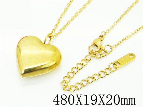HY Wholesale Necklaces Stainless Steel 316L Jewelry Necklaces-HY80N0501ML