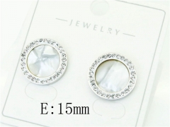 HY Wholesale Earrings 316L Stainless Steel Popular Jewelry Earrings-HY80E0557ME