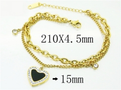HY Wholesale Bracelets 316L Stainless Steel Jewelry Bracelets-HY80B1285OL