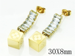 HY Wholesale Earrings 316L Stainless Steel Popular Jewelry Earrings-HY32E0155PR