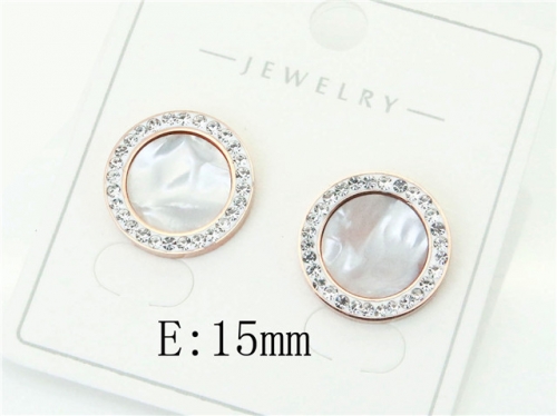 HY Wholesale Earrings 316L Stainless Steel Popular Jewelry Earrings-HY80E0559MLD