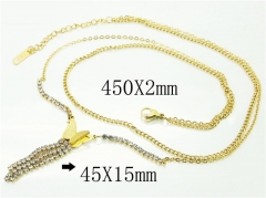 HY Wholesale Necklaces Stainless Steel 316L Jewelry Necklaces-HY32N0533HHC