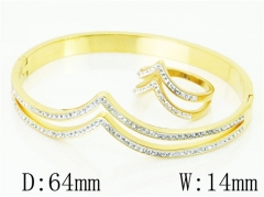 HY Wholesale Bangles Stainless Steel 316L Fashion Bangle-HY19B0829IOD
