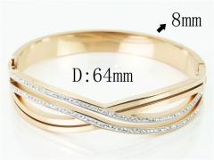 HY Wholesale Bangles Stainless Steel 316L Fashion Bangle-HY19B0774HOE