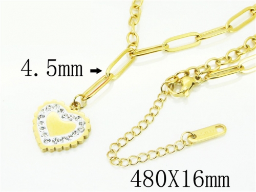 HY Wholesale Necklaces Stainless Steel 316L Jewelry Necklaces-HY80N0500NL